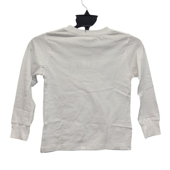 New Hand Printed Upcycled Child 4T Pine Cone Long Sleeve Cotton Blend Tee - Picture 3 of 4